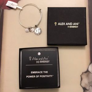 Alex and Ani New Jersey silver bracelet